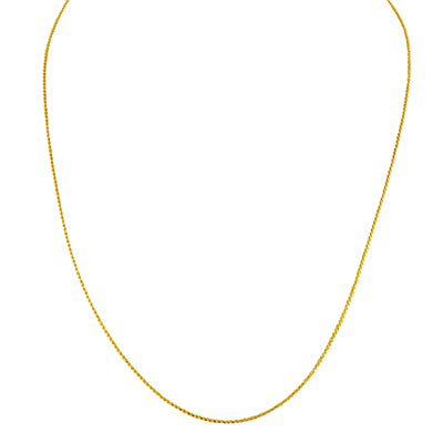 3mm Diamond Cut Franco Chain, 18K Yellow Gold, Proclamation Jewelry 20 / Lion & Snake