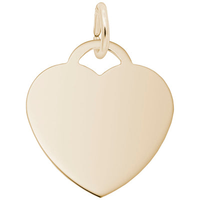 Engravable Heart Charm