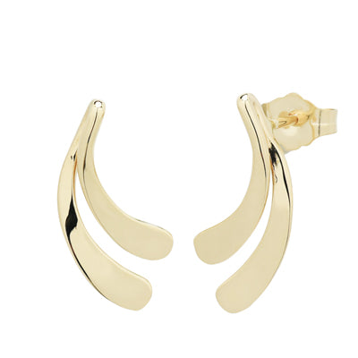 14kt Yellow Gold Twist Earrings