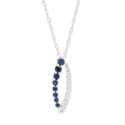 Sapphire deals journey necklace