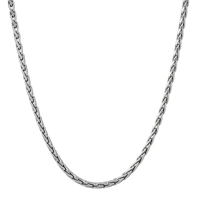 Espiga Chain in Sterling Silver (20 Inches and 1.5mm Wide)