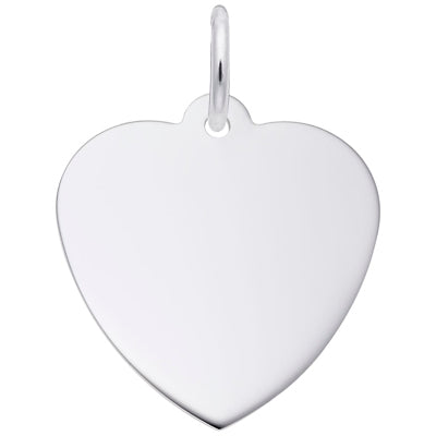 Engravable Heart Charm