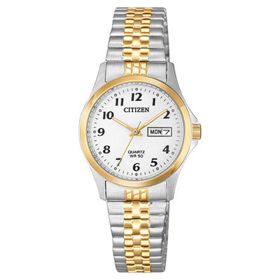 Ladies gold expanding outlet bracelet watch