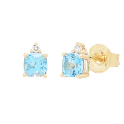 Topaz on sale baby earrings