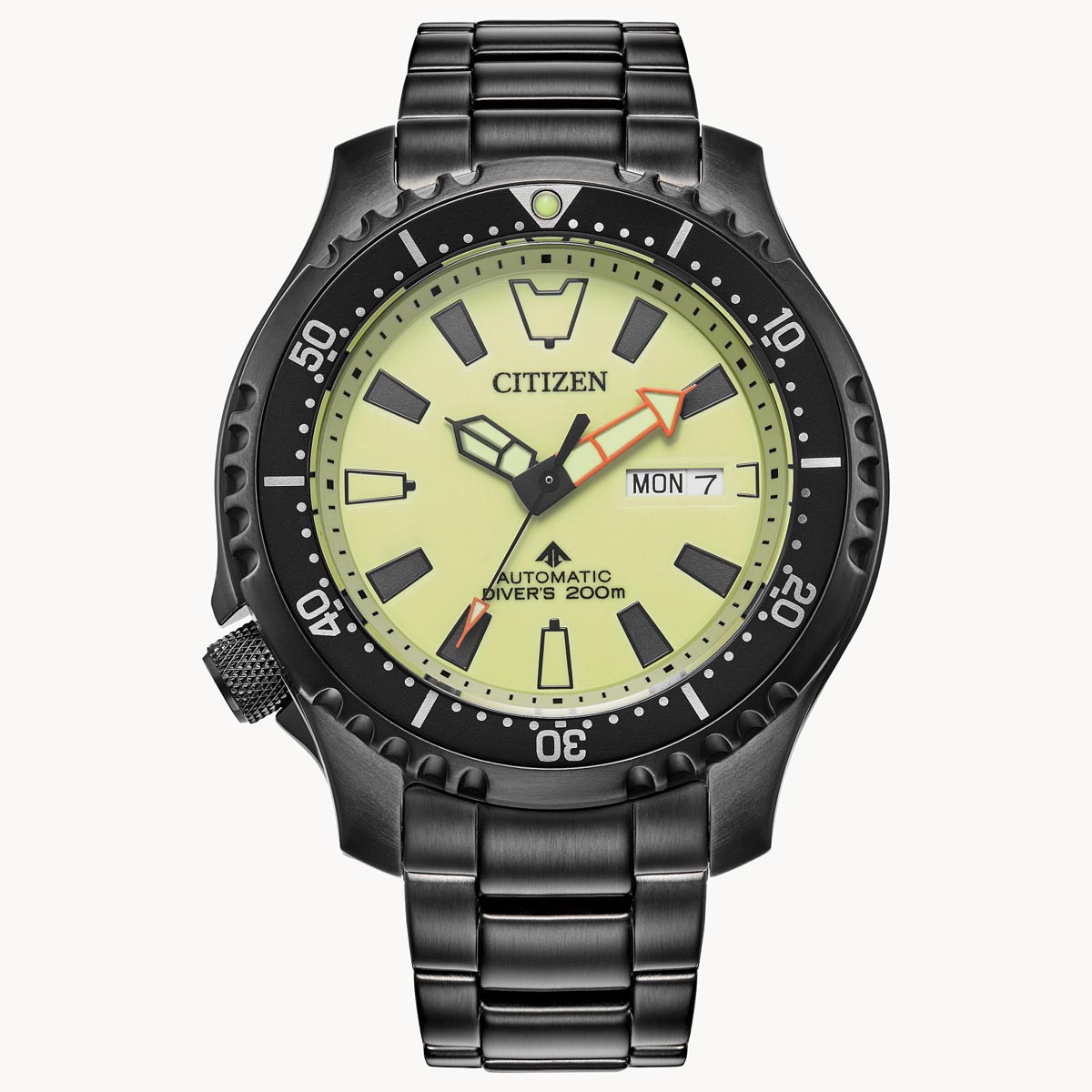 Citizen promaster diver 2024 black dial men's watch