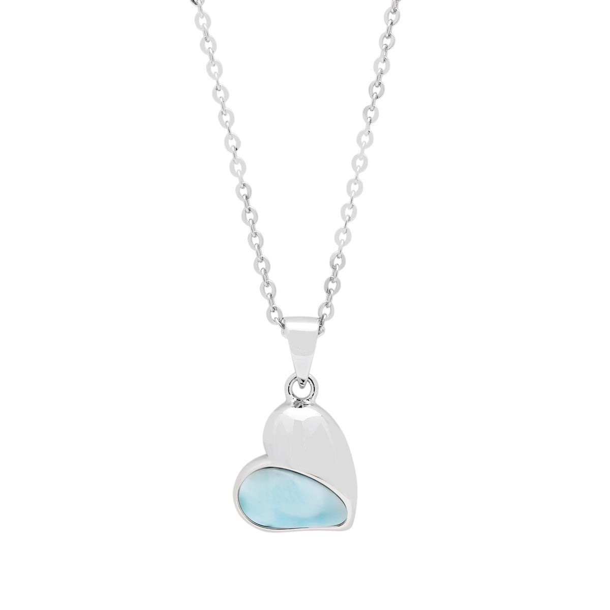 Larimar hot sale heart necklace