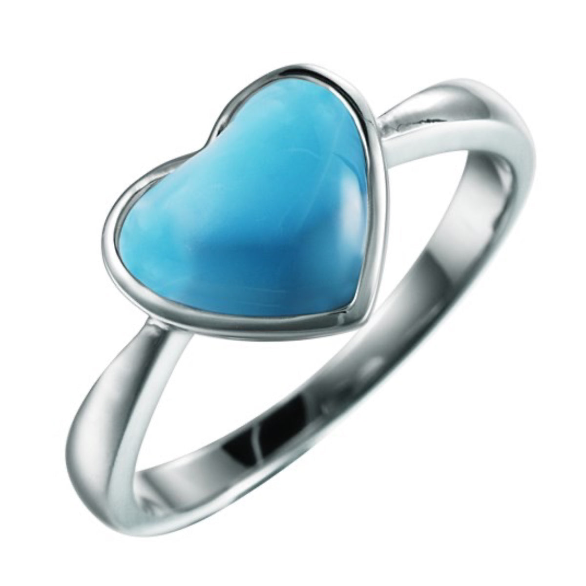 Larimar on sale Sterling Silver ring, size 7