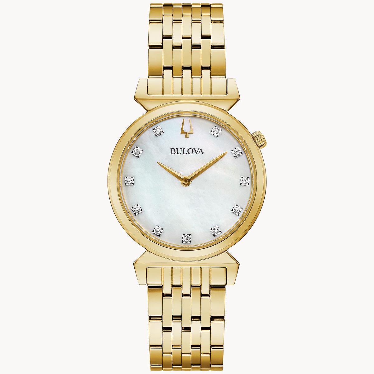 Bulova pearl face online watch