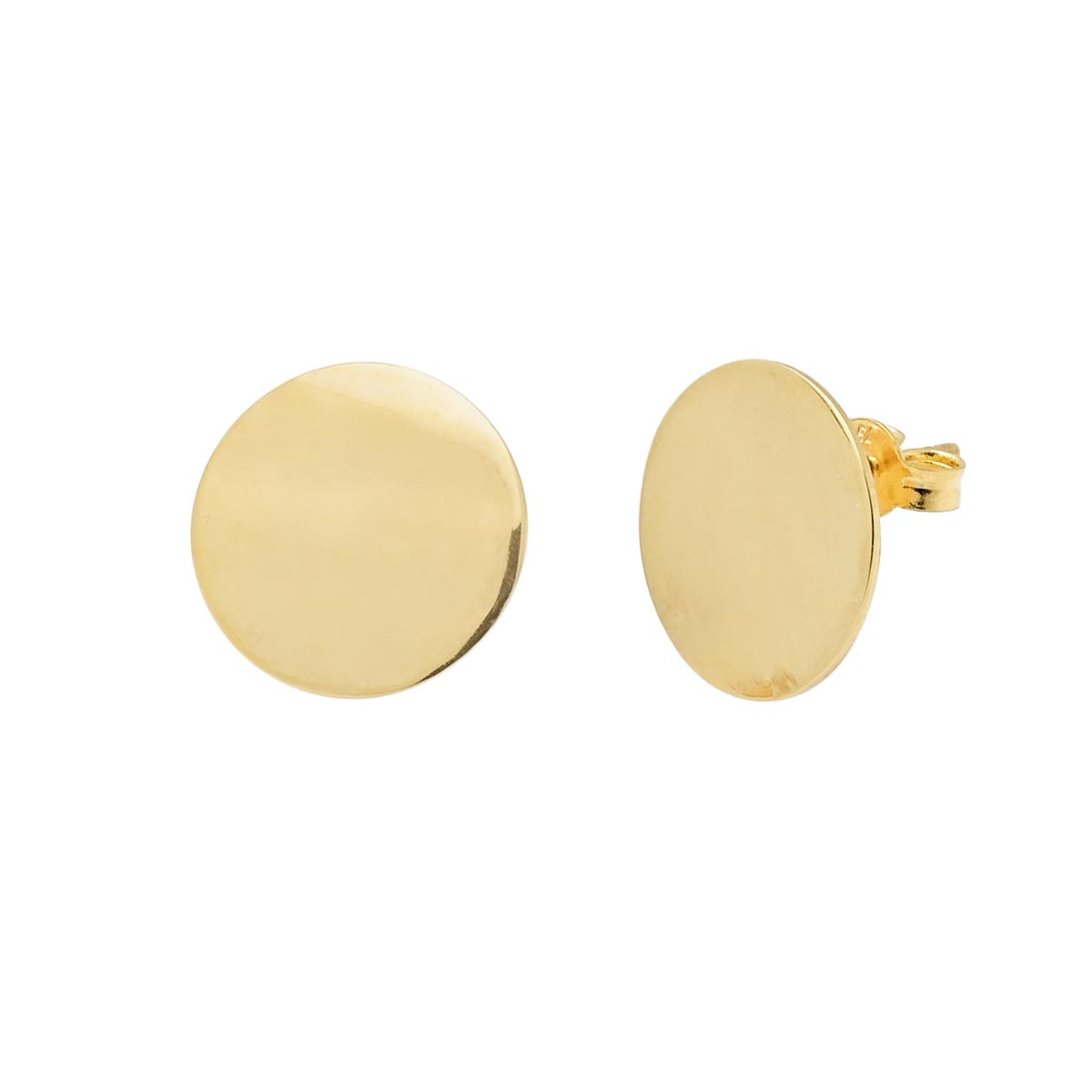 Disc deals stud earring