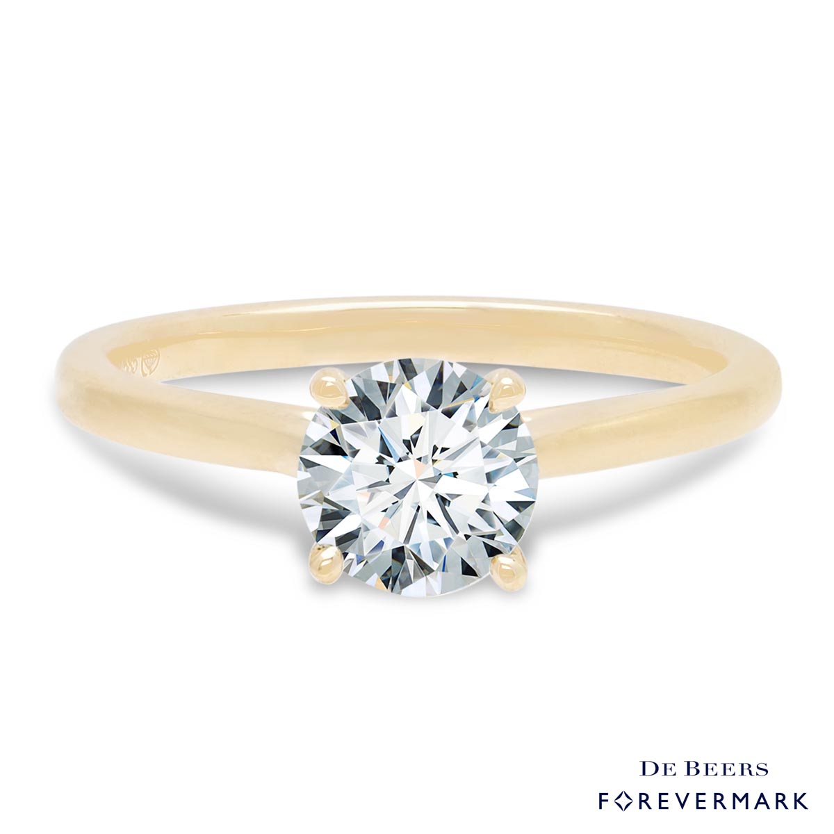 Forevermark solitaire clearance ring