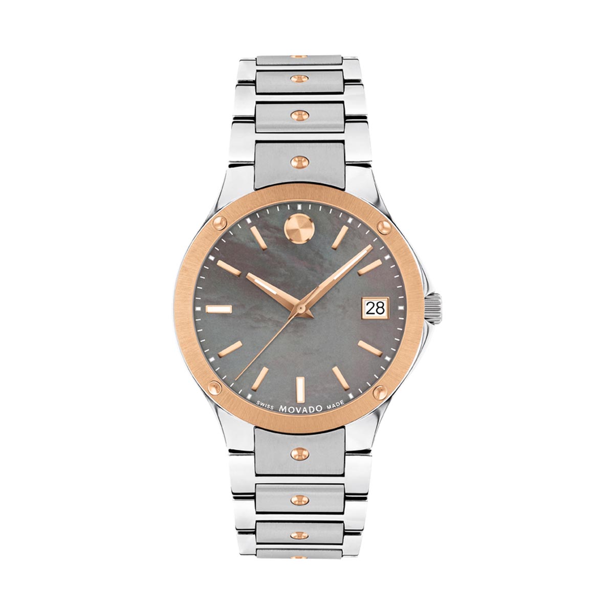 Swiss movado quartz on sale gold