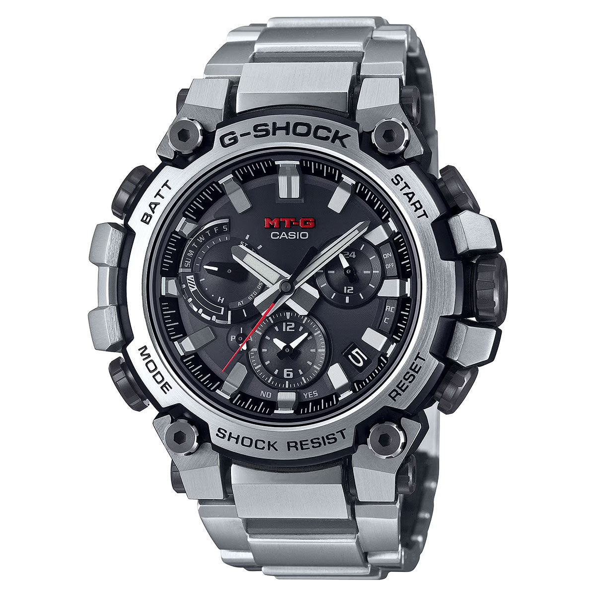 G Shock MTGB3000 Series Mens Watch with Black Dial and Stainless Steel Day s Jewelers