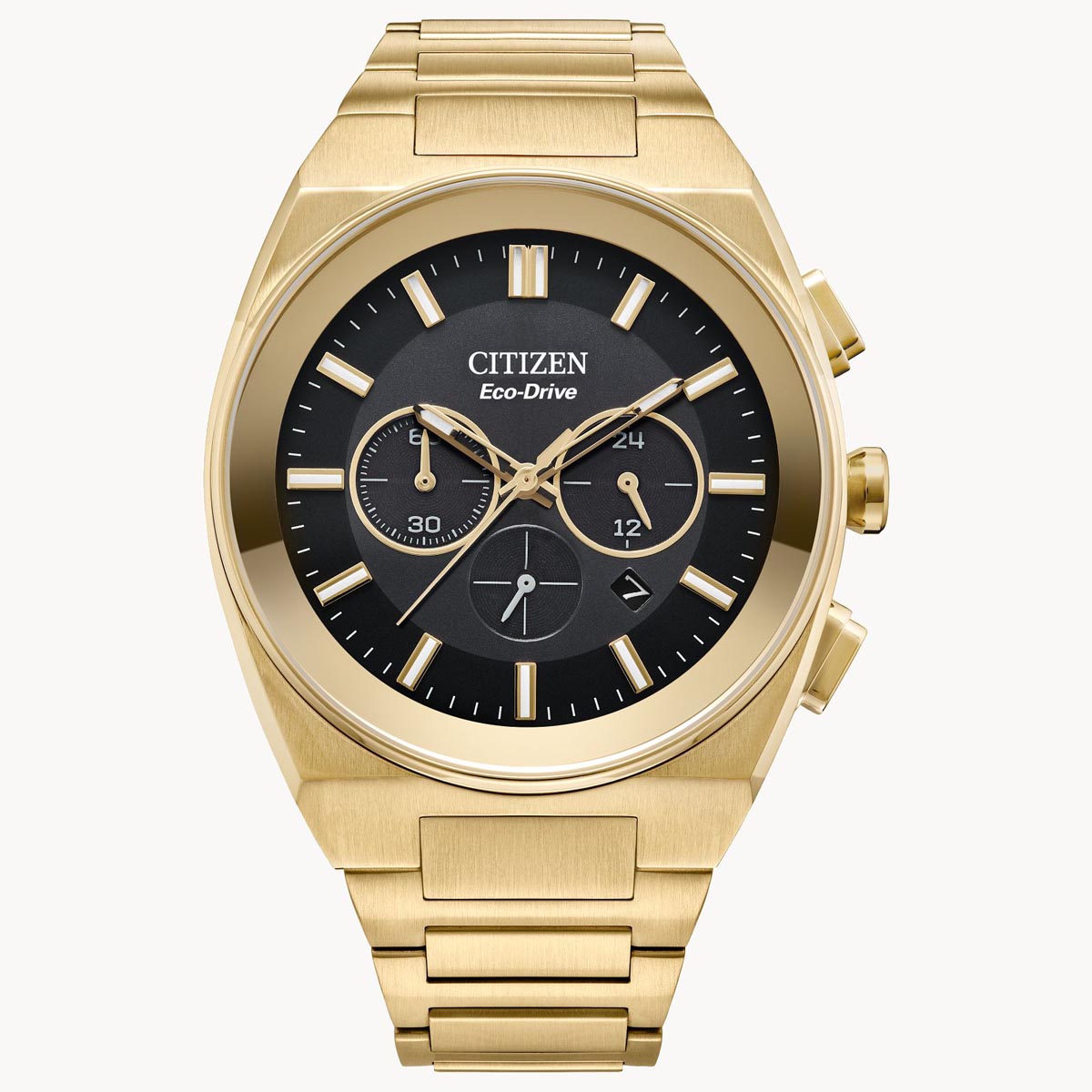 Citizen Axiom SC Mens Watch with Black Dial and Gold Tone Stainless St Day s Jewelers