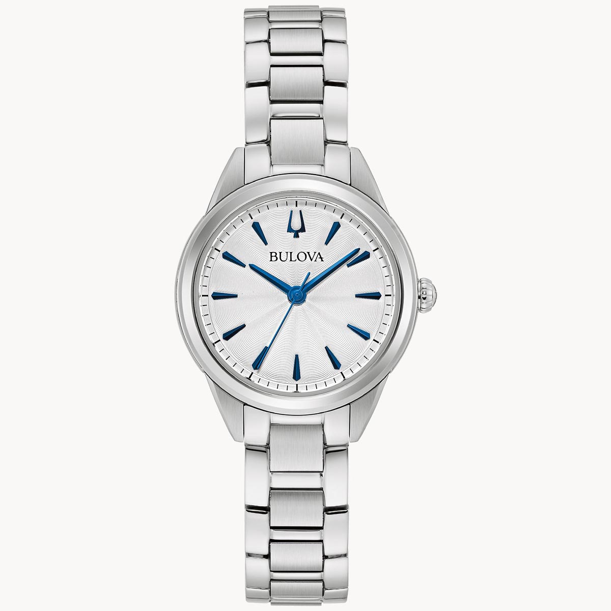 ***NEW*** Bulova Classic Quartz Silvery White Dial 2024 Ladies Watch