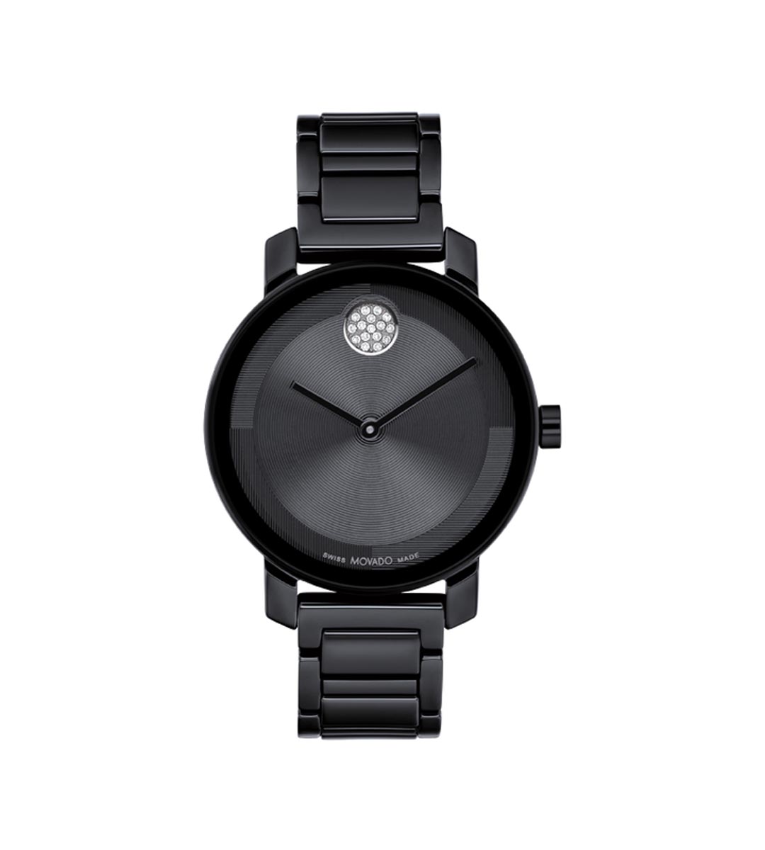 Movado Bold Evolution 2.0 Womens Watch with Black Dial and Black Ceram Day s Jewelers