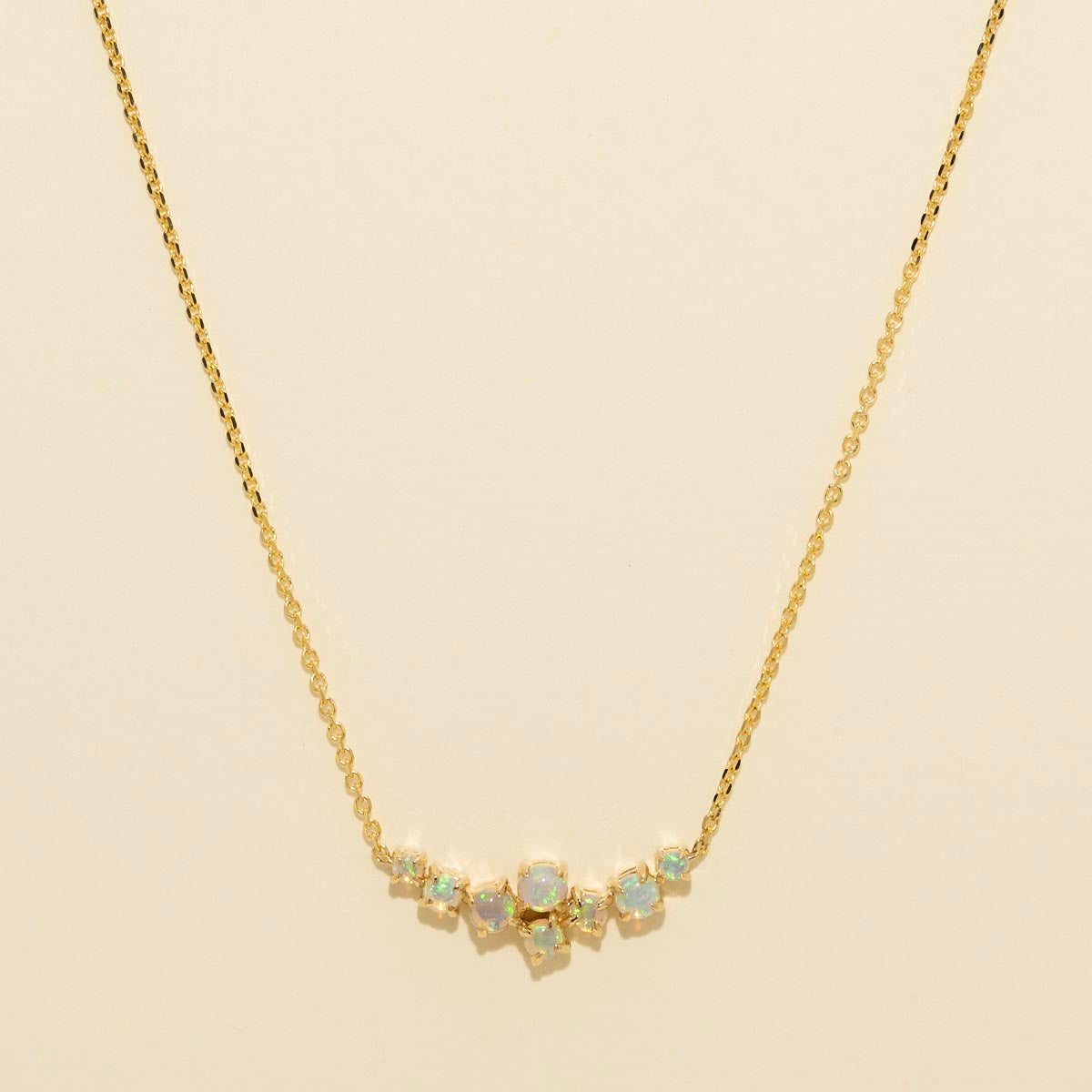 Australian Opal hot 14 kt Necklace