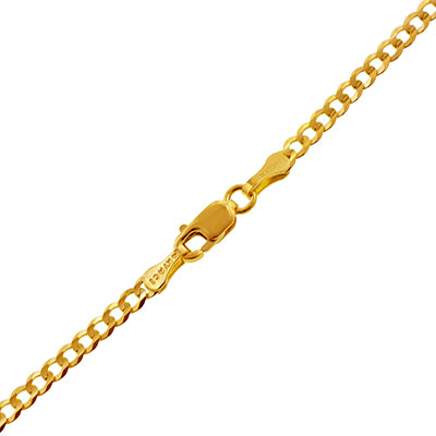 Curb Chain in 14kt Yellow Gold (24 inches and 2.6mm)