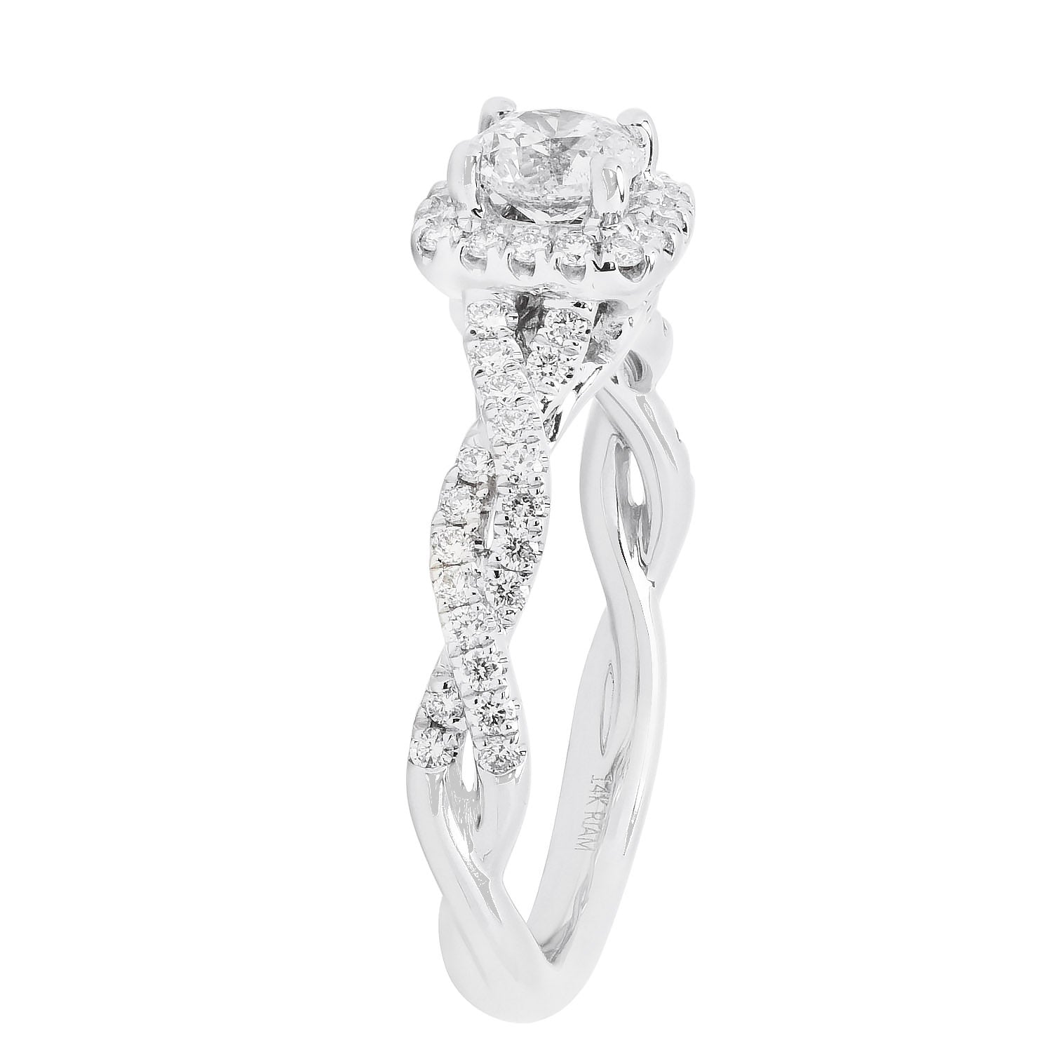 Northern Star Diamond Engagement Ring in 14kt White Gold (3/4ct tw)