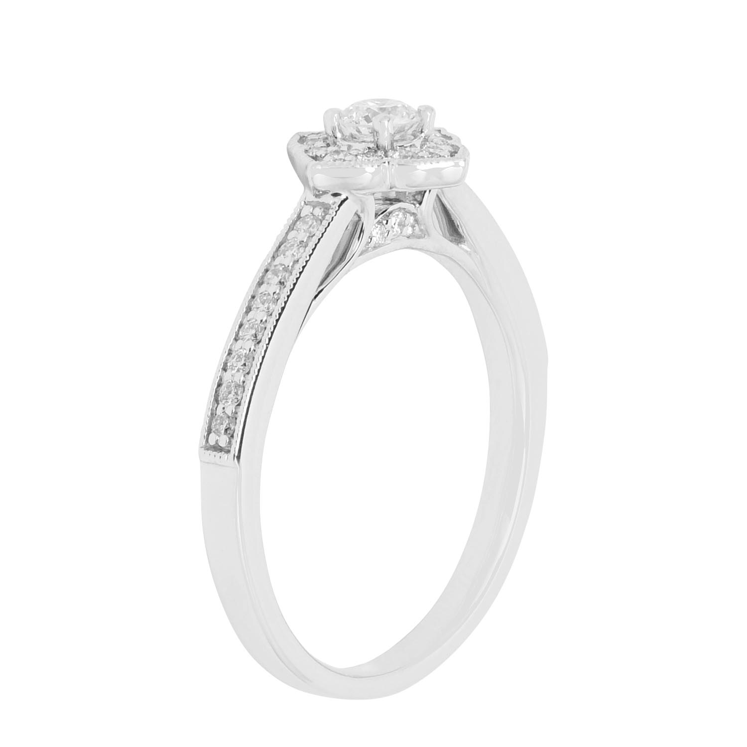 Diamond Engagement Ring in 14kt White Gold (1/3ct tw)