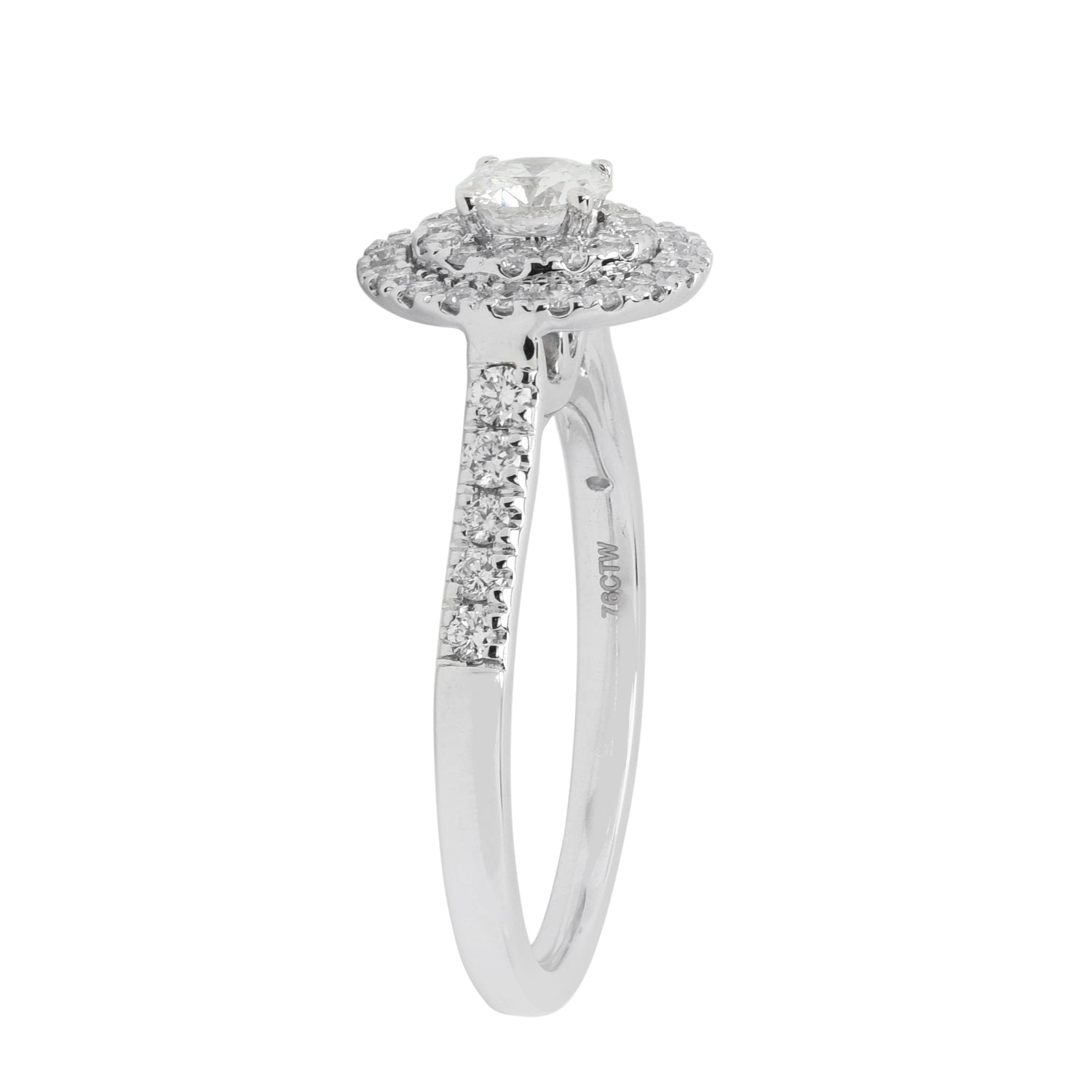 Northern Star Diamond Engagement Ring in 14kt White Gold (3/4ct tw)