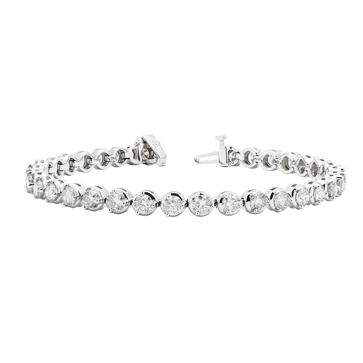 Diamond Tennis Bracelet in 14kt White Gold (7ct tw)