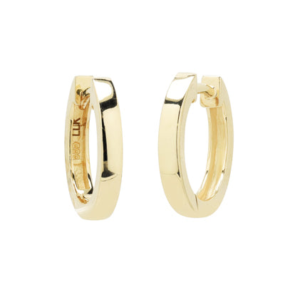 Huggie Hoop Earrings in 14kt Yellow Gold