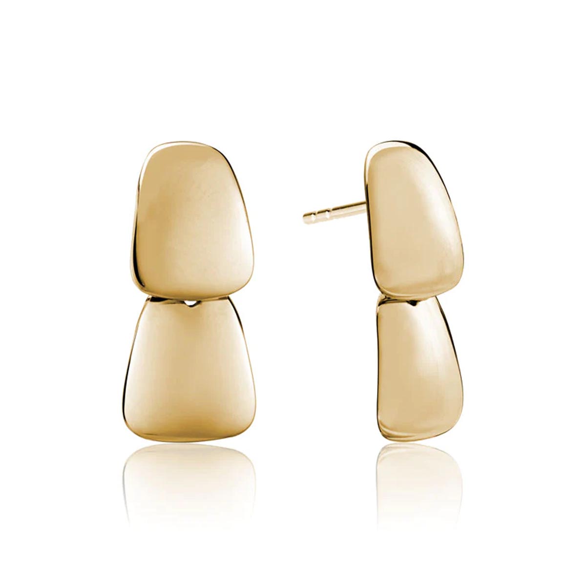 Artichoke Drop Earrings in 14kt Yellow Gold