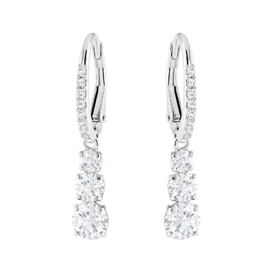 Swarovski Attract Trilogy Crystal Dangle Earrings