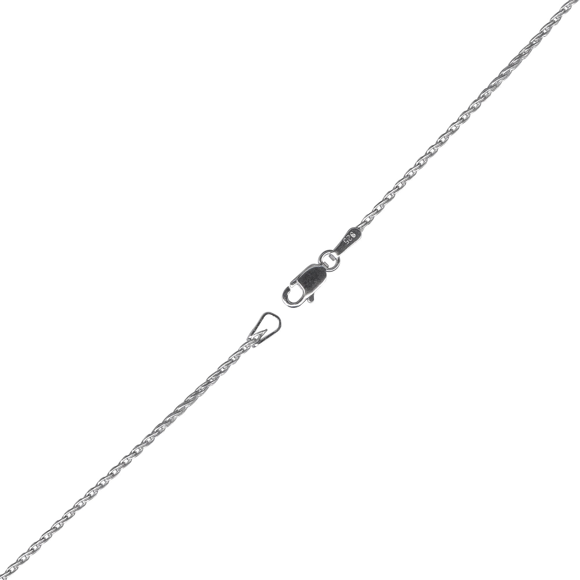 Espiga Chain in Sterling Silver (20 inches and 1.5mm wide)