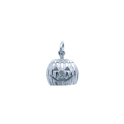 Rembrandt Jack O Lantern Charm in Sterling Silver