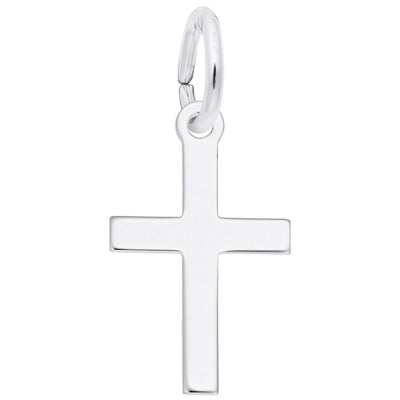 Rembrandt Cross Charm in Sterling Silver