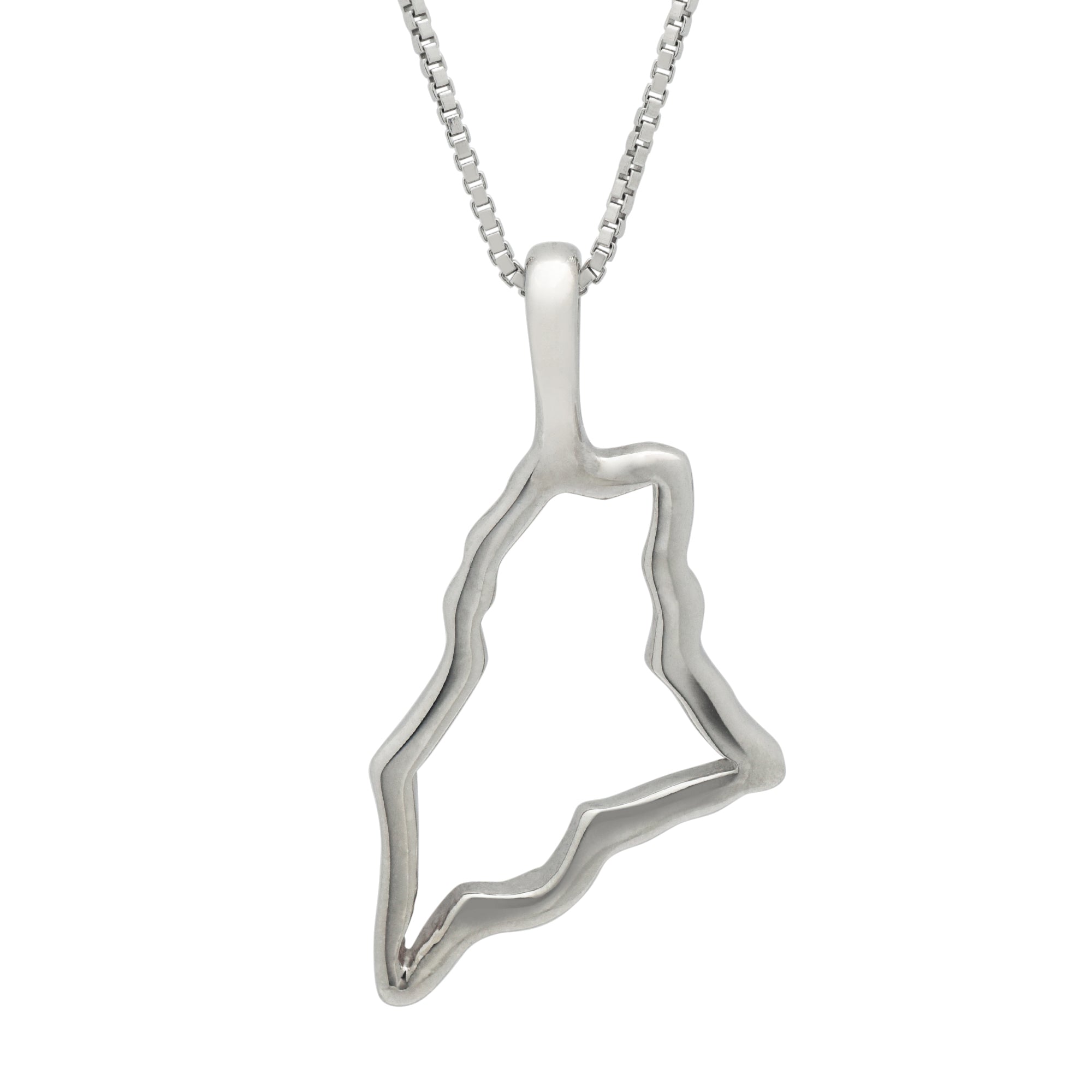 Maine Necklace in Sterling Silver