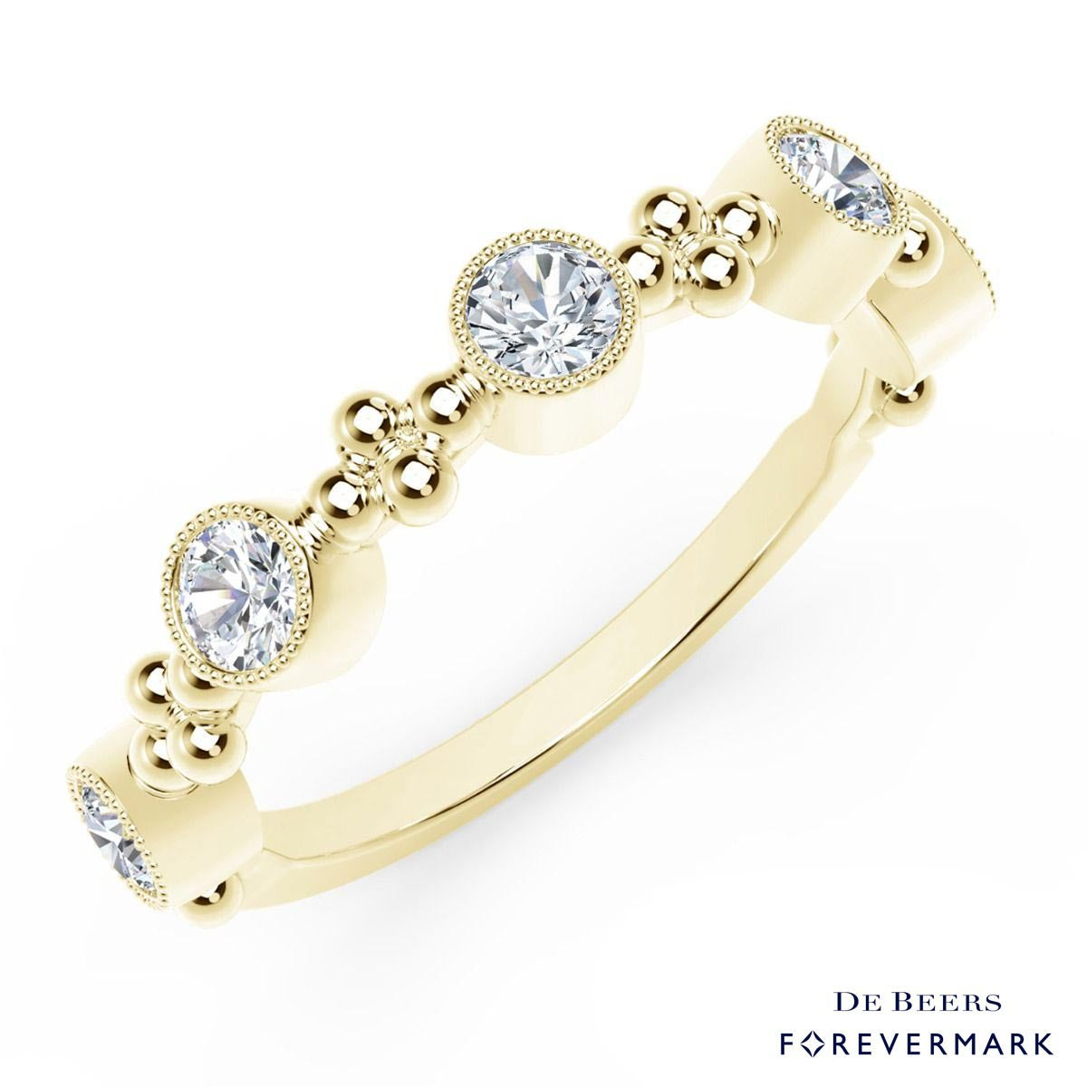 Forevermark Tribute Collection Delicate Diamond Ring in 18kt Yellow Gold (1/2ct tw)