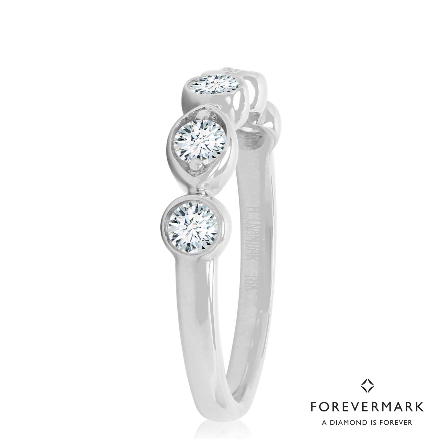 Forevermark Tribute Collection Diamond Stackable Band in 18kt White Gold (1/2ct tw)