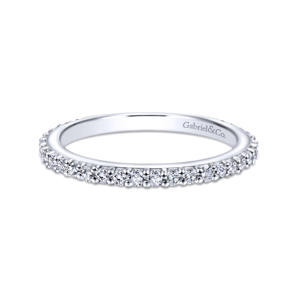 Gabriel Stackable Diamond Band in 14kt White Gold (3/8ct tw)