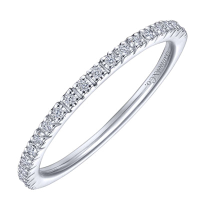 Gabriel Diamond Stackable Ring in 14kt White Gold (1/10ct tw)