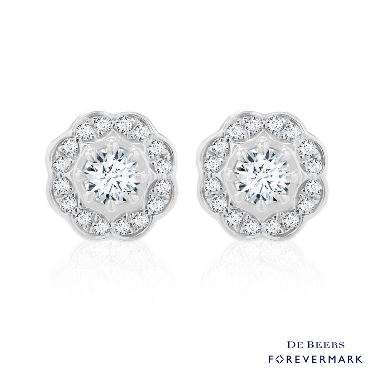 Forevermark Diamond Stud Earrings in 18kt White Gold (5/8ct tw)