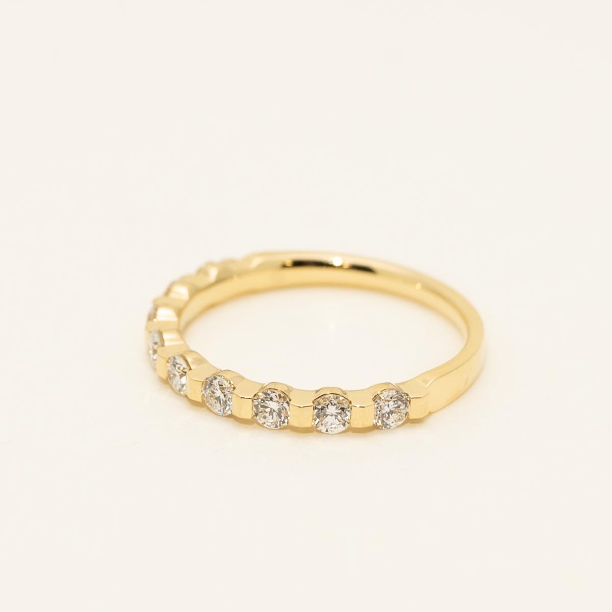 Memoire Precious Prong Diamond Wedding Band in 18kt Yellow Gold (1/2ct tw)