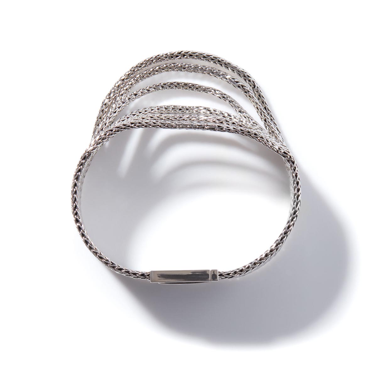 John Hardy Sterling Silver Classic Chain Multi-Row Bracelet