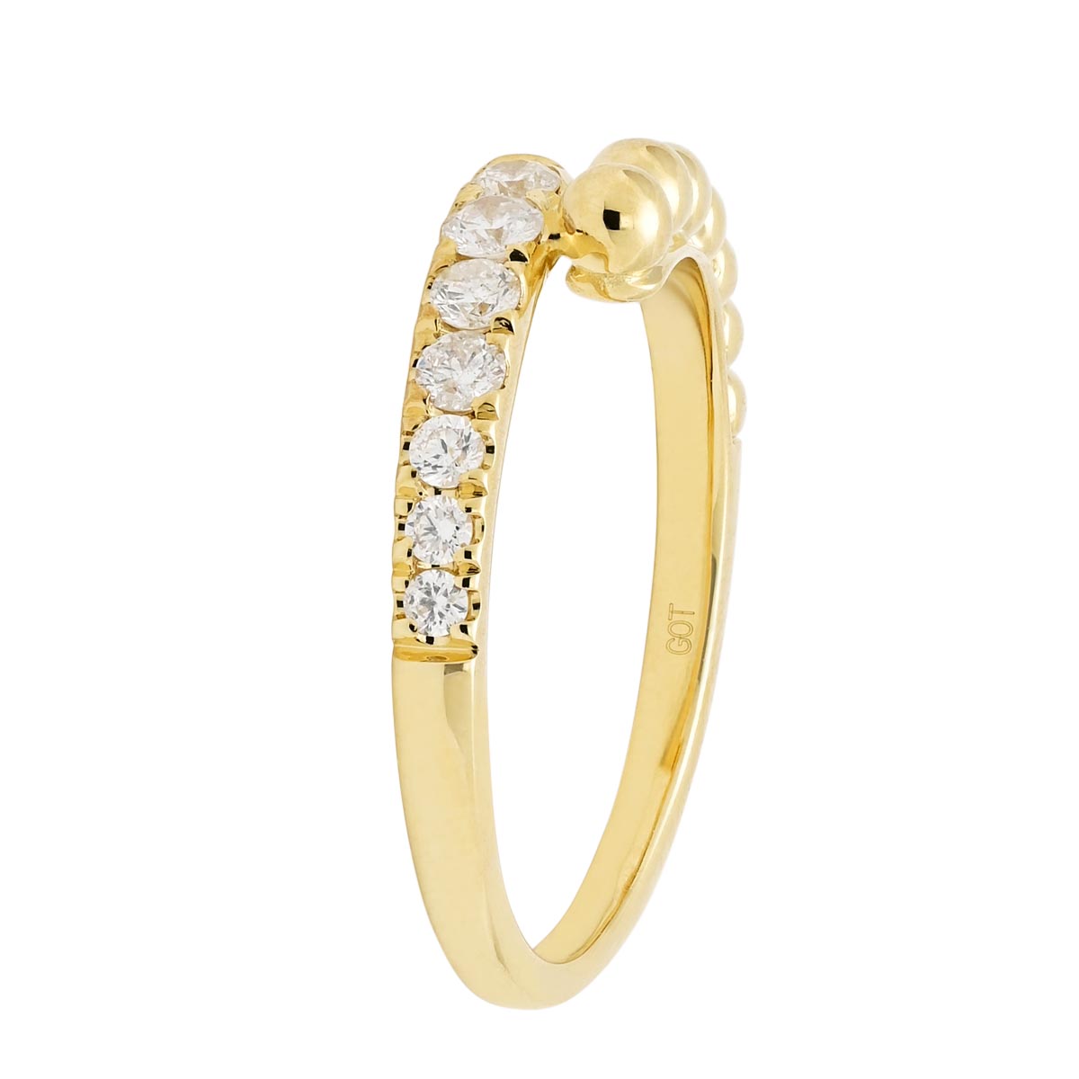 Diamond Bypass Fashion Ring in 14kt Yellow Gold (1/4ct tw)