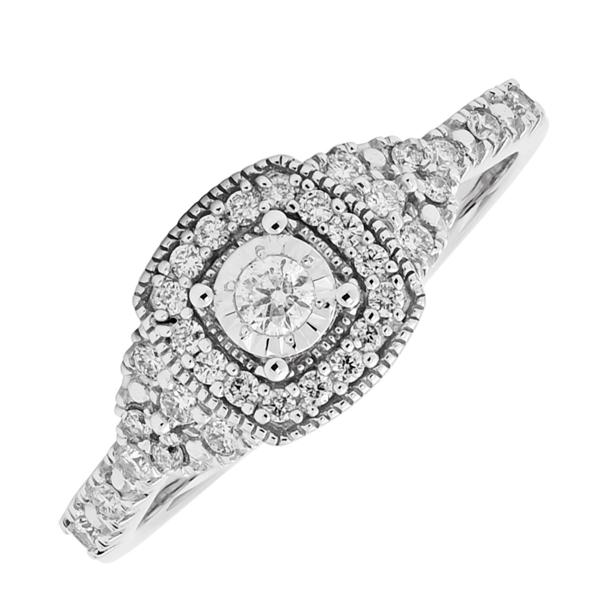 Diamond Promise Ring in 10kt White Gold (1/4ct tw)