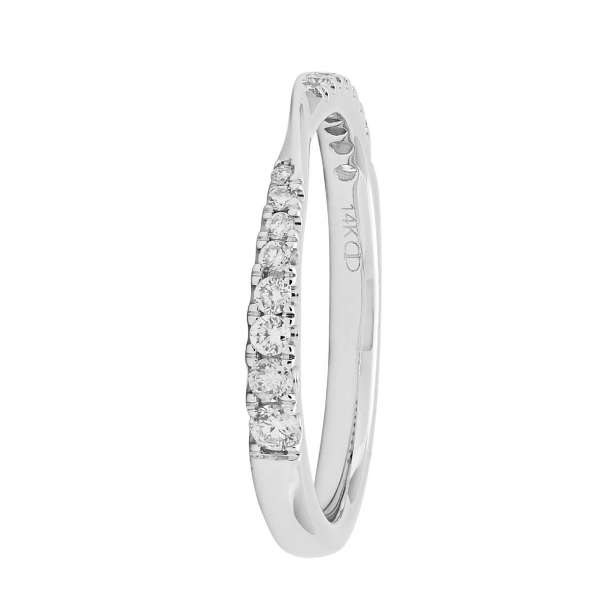 Diamond Band in 14kt White Gold (1/4ct tw)