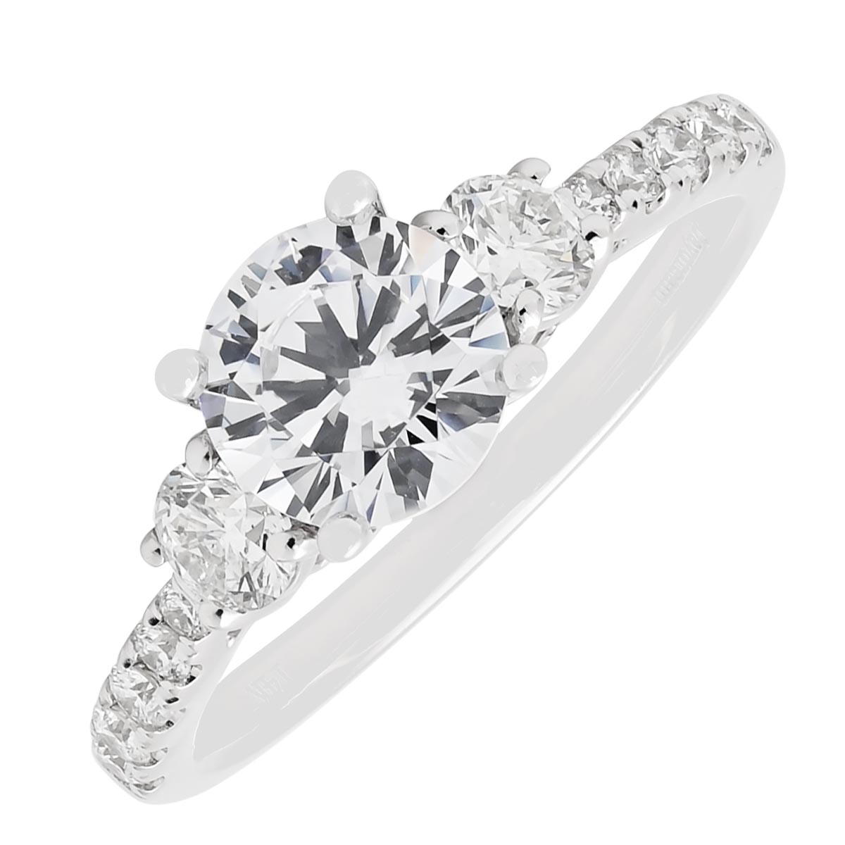 Daydream Diamond Engagement Ring Setting in 14kt White Gold (3/8ct tw)