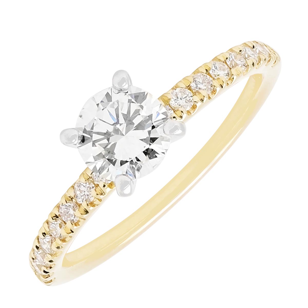 Diamond Engagement Ring in 14kt Yellow Gold (1ct tw)