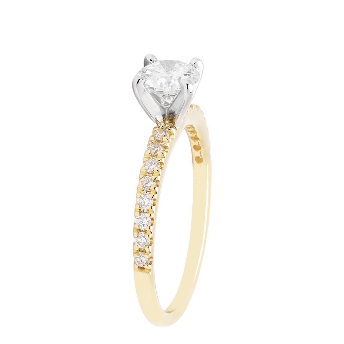 Diamond Engagement Ring in 14kt Yellow Gold (1ct tw)