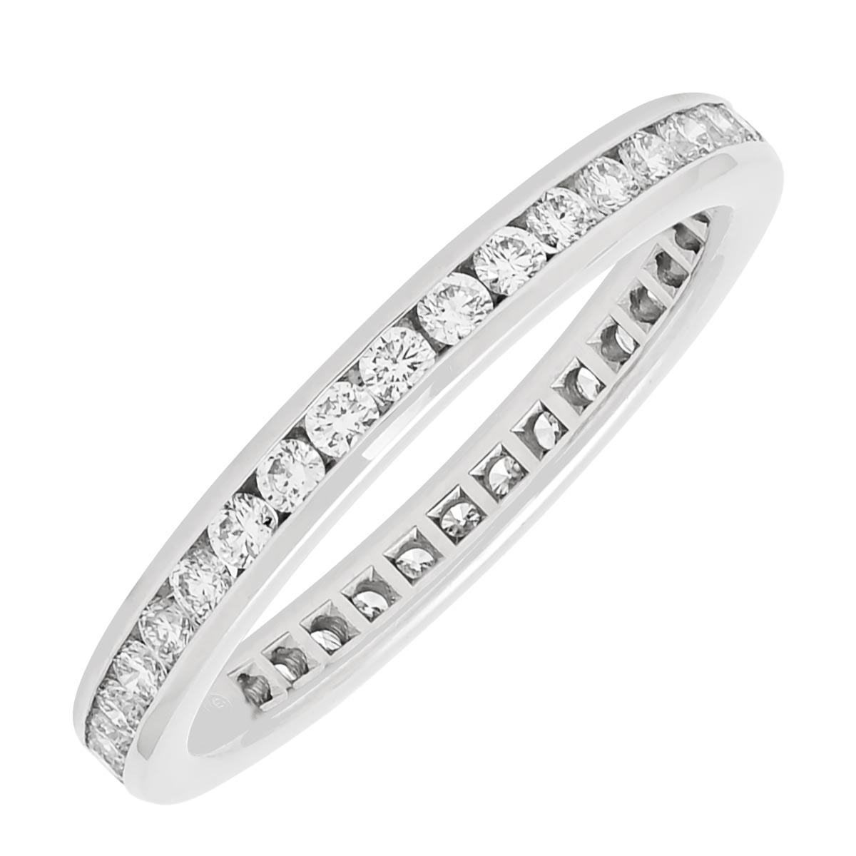 Diamond Channel Eternity Band in Platinum (5/8ct tw)