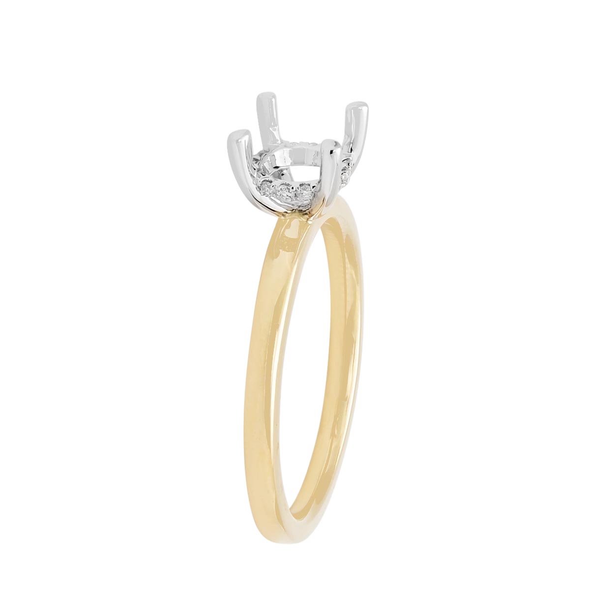 Daydream Solitaire Engagement Ring Setting in 14kt Yellow Gold (1/20ct  tw)