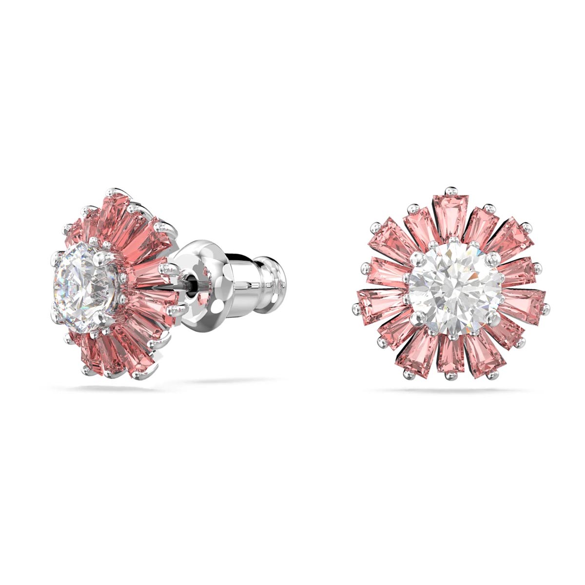 Swarovski Crystal Pink Sunshine Stud Earrings