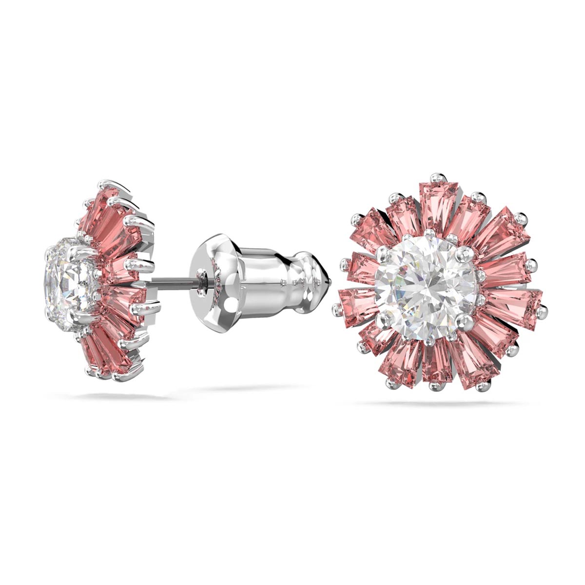 Swarovski Crystal Pink Sunshine Stud Earrings