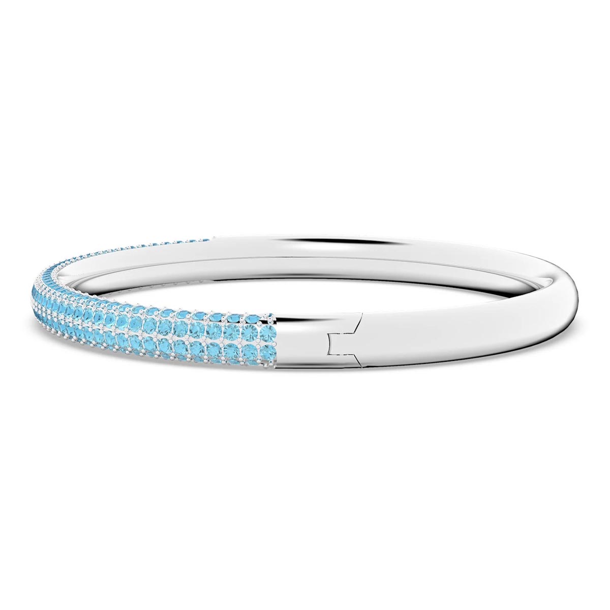 Swarovski Aqua Crystal Bangle Bracelet